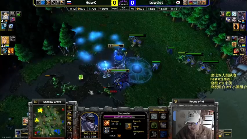 【TED出品】W3C季后赛 Lawliet vs Hawk 秀还是你秀