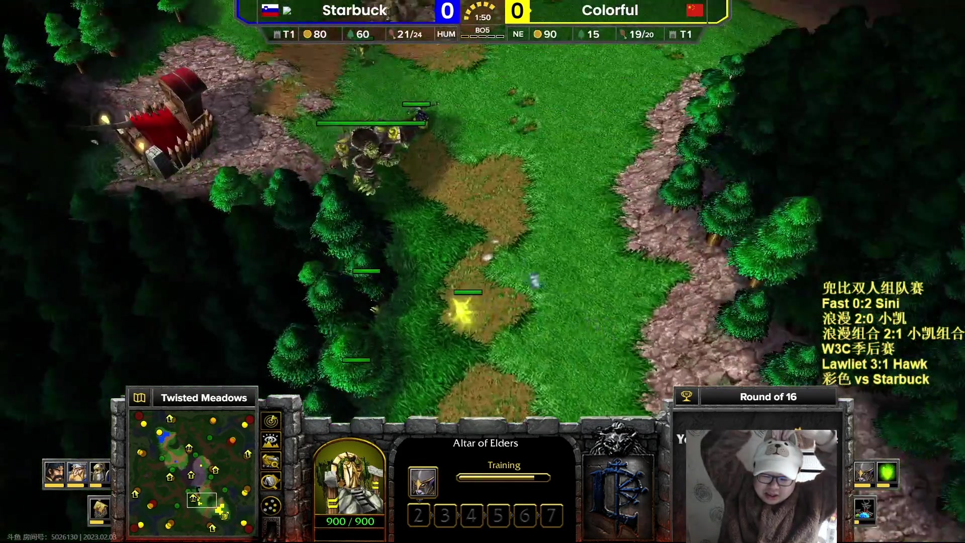 【2023-02-03 22点场】War3TeD：【直播中】7点兜比杯双人赛晚点W3C比赛