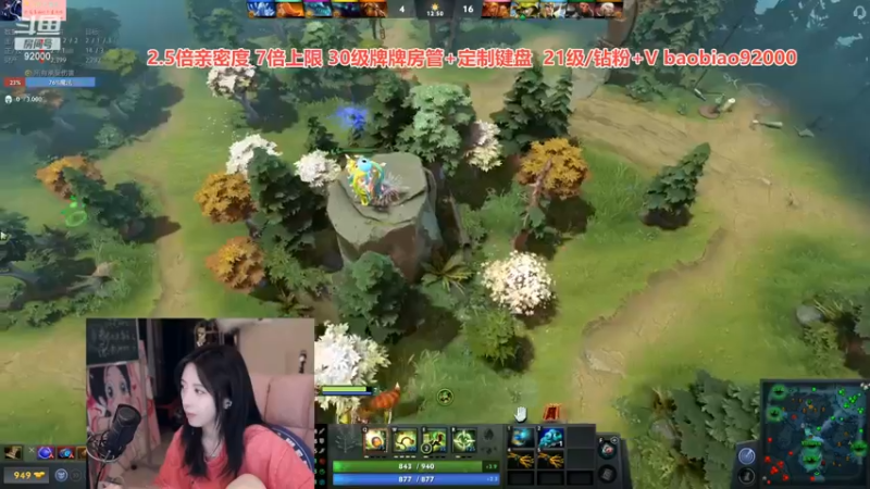 呆妹儿小霸王玩游戏需要人带，做视野还是很有用的啊