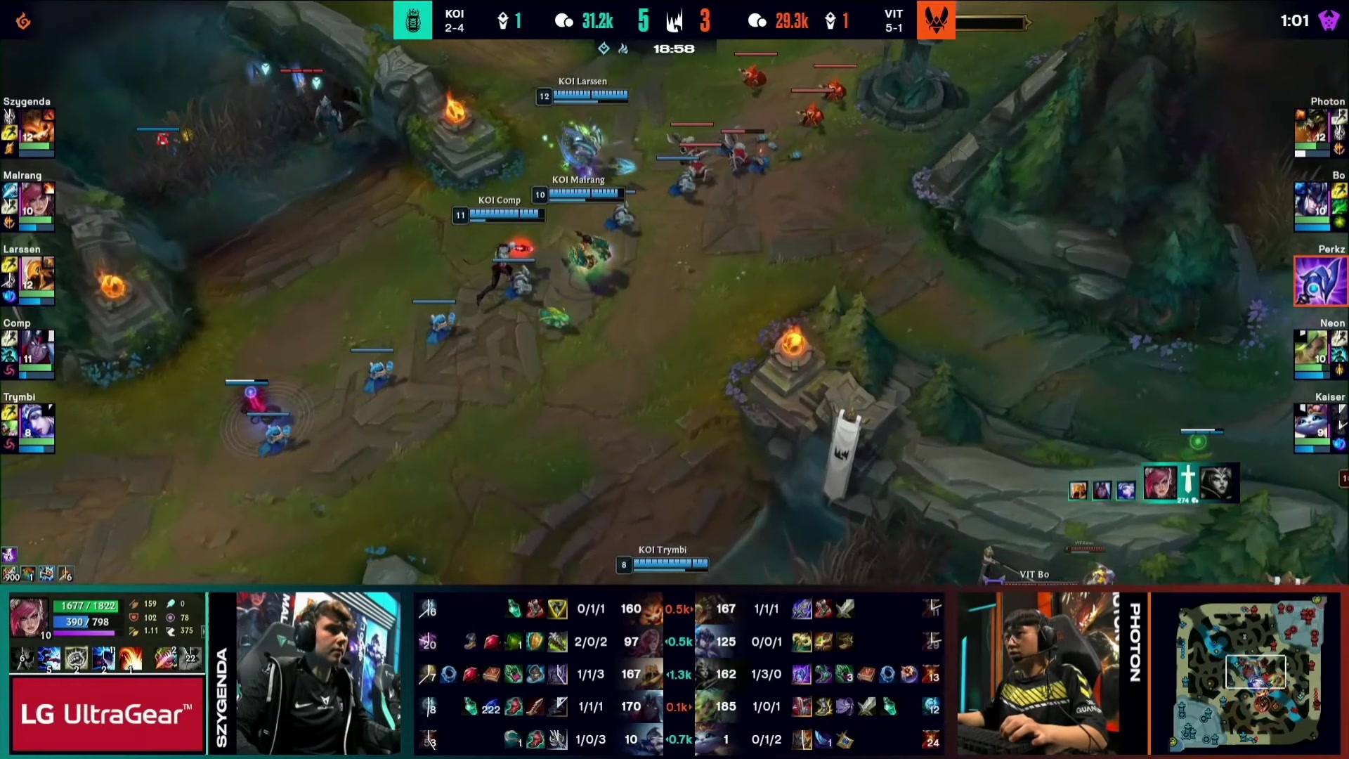 【2023-02-05 04点场】解说雨童：解说雨童：欧洲LEC冬季赛W3D1