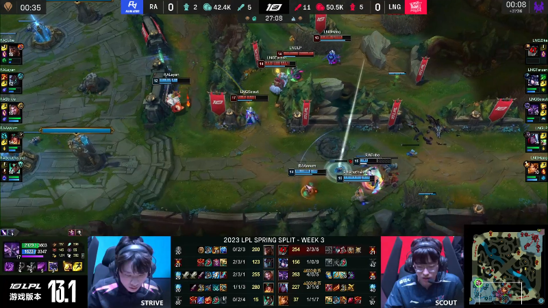 【英雄联盟】英雄联盟赛事的精彩时刻 20230205 23点场