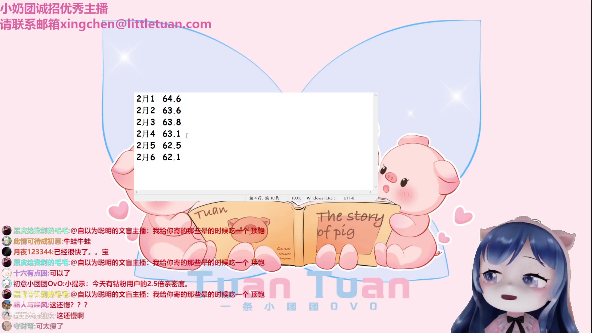 【2023-02-06 17点场】一条小团团OvO：一元粉丝牌、七倍亲密度上线拉~