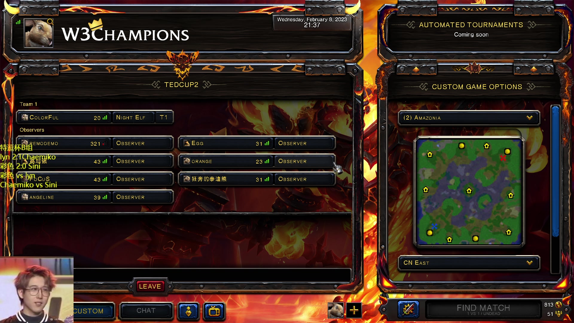 【2023-02-08 20点场】iameer0：【直播】7点直播特逗杯