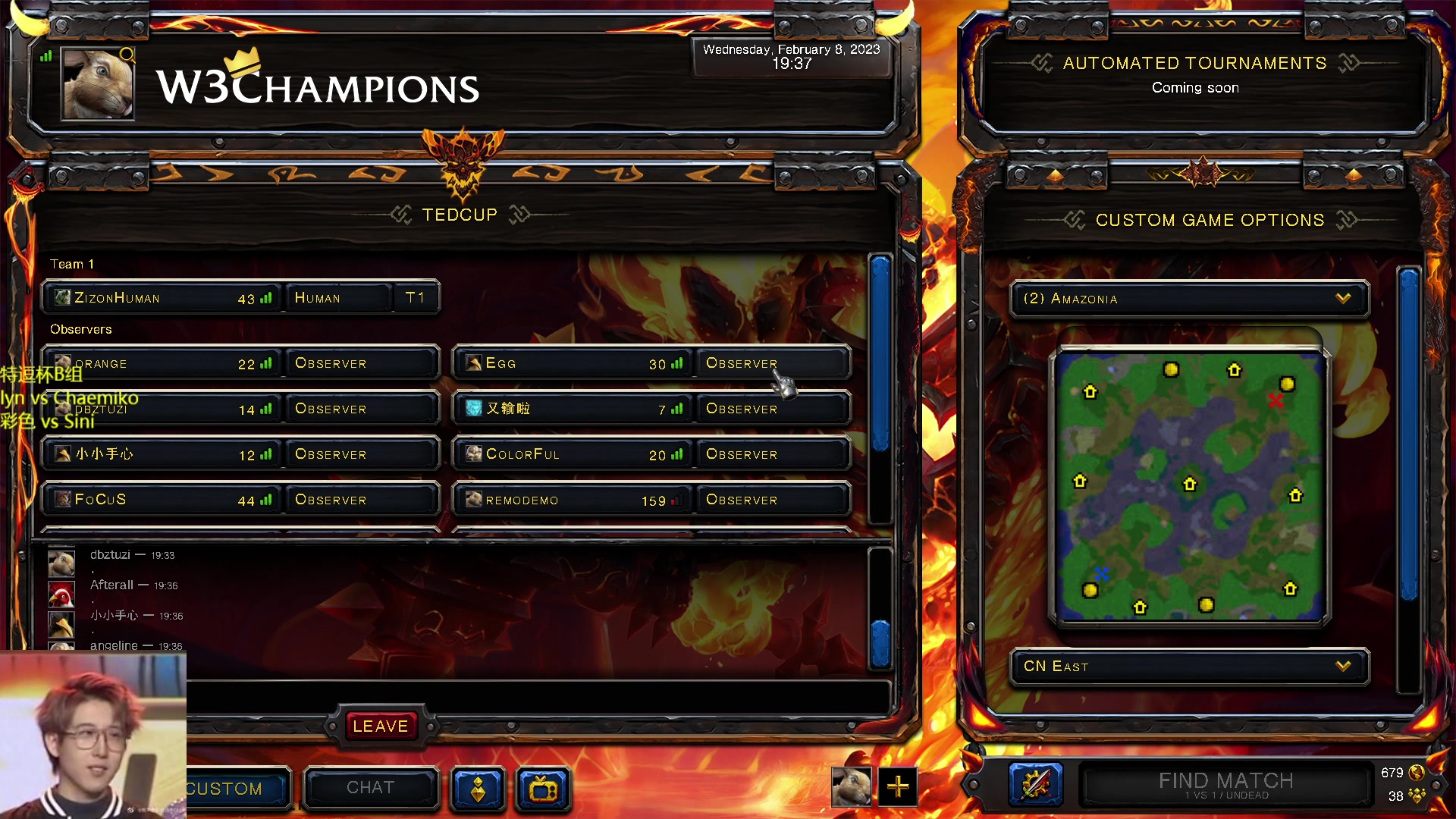 【2023-02-08 18点场】iameer0：【直播】7点直播特逗杯