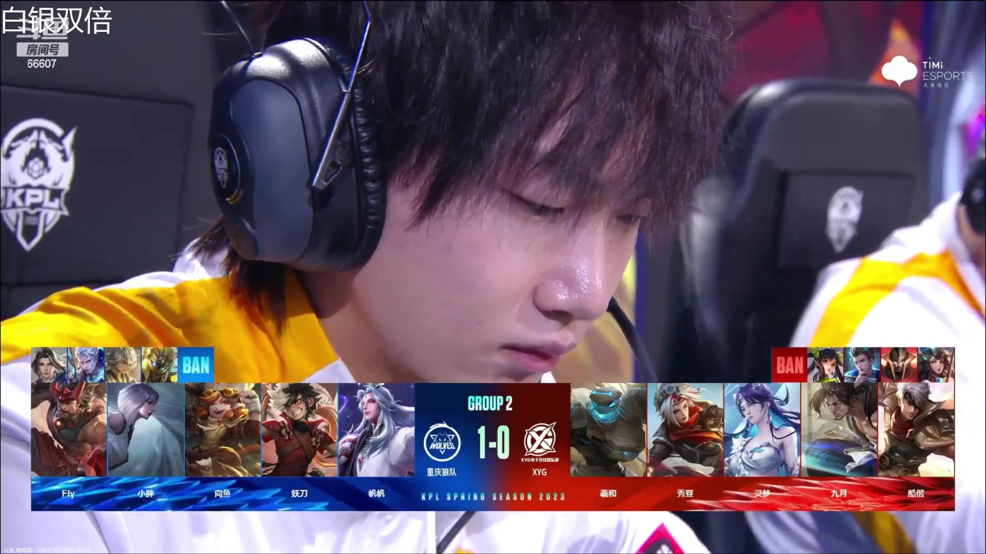 【2023-02-10 15点场】YTG丶落幕：白银双倍KPL季前赛XYG VS 狼队