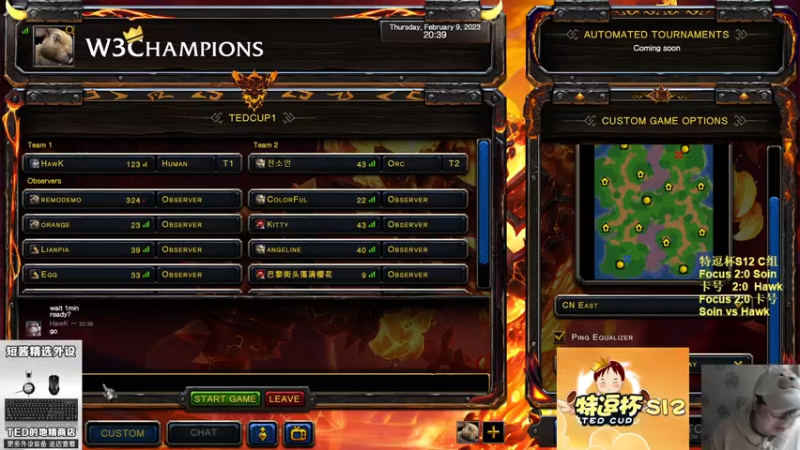 【TED出品】特逗杯S12 C组败者 Soin vs Hawk 一失误千古恨