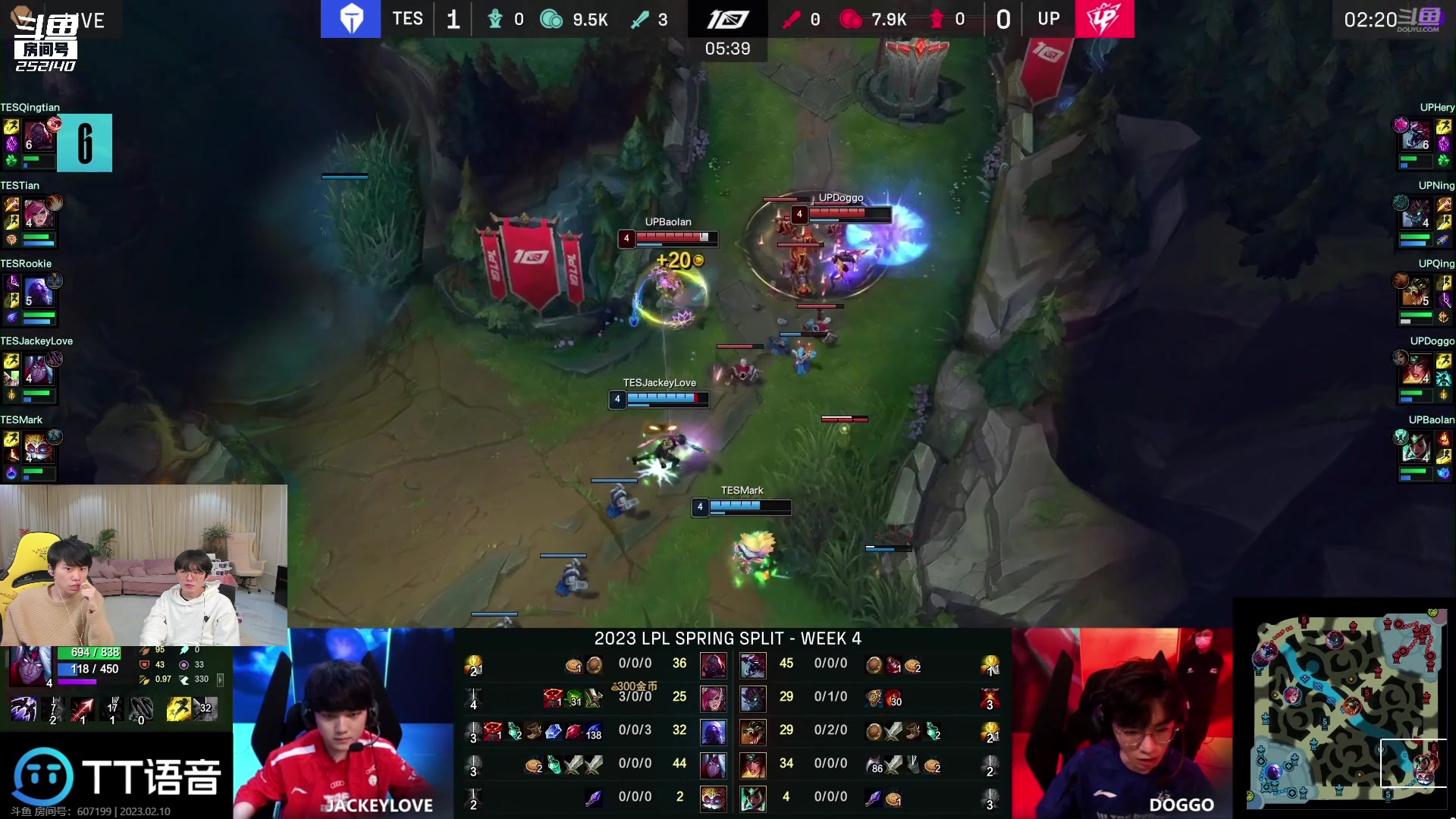 【2023-02-10 20点场】预言家lol：预言家 和金咕咕一起解说二路