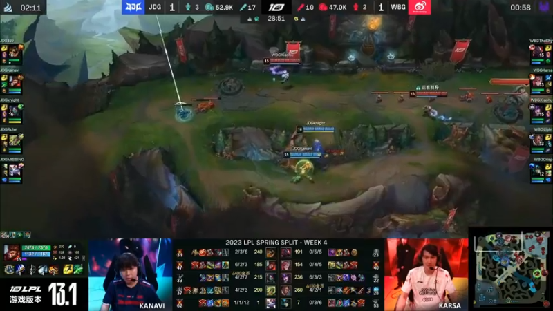 2023LPL春季赛小虎的辛德拉抢到大龙，太秀了