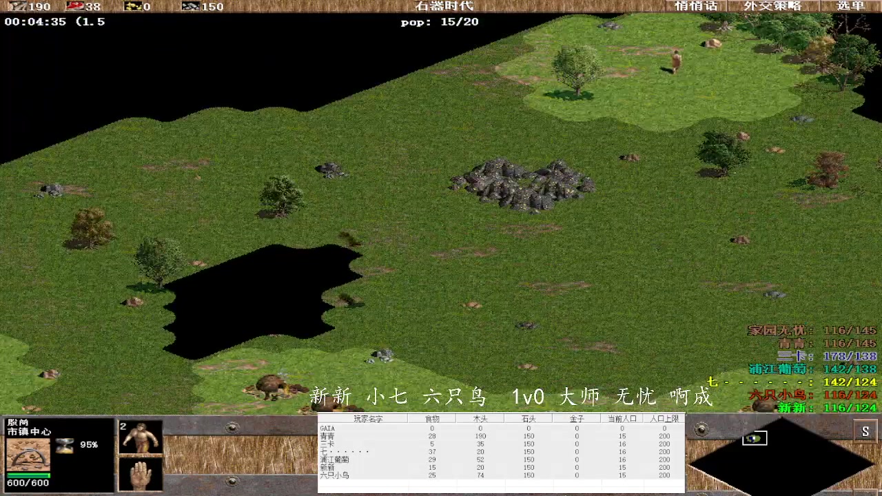 新新 小七 六只鸟  3v0 大师 无忧 啊成