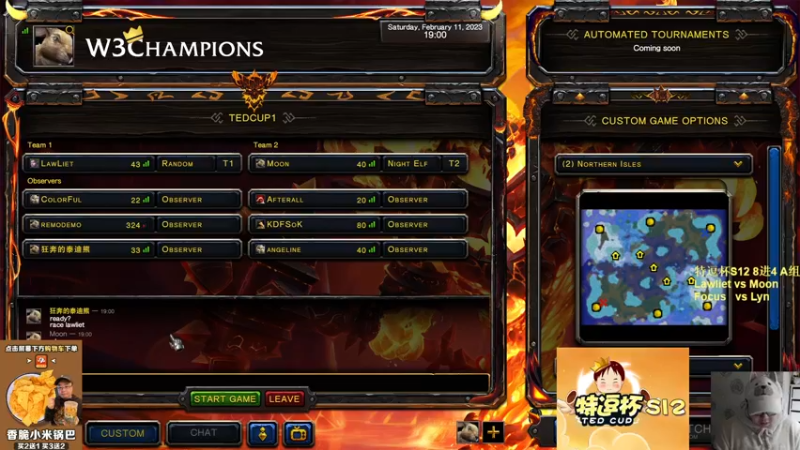 【TED出品】特逗杯S12 8进4 Moon vs Lawliet 皇冠声东击西