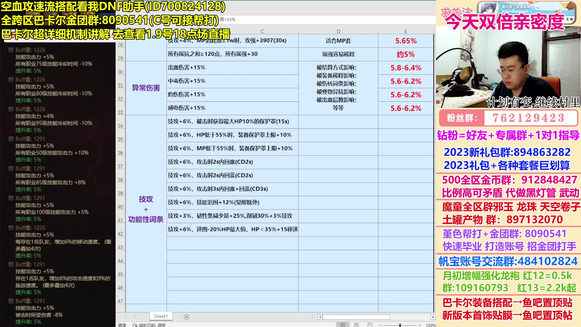 【2023-02-11 20点场】墨羽狼不是摸鱼娘：武器贴膜太帅了！全跨区低配团连开！