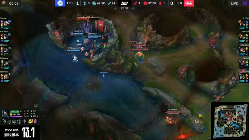 2023LPL春季赛 自古大龙定输赢，大树成功拿下大龙，EDG势不可挡了