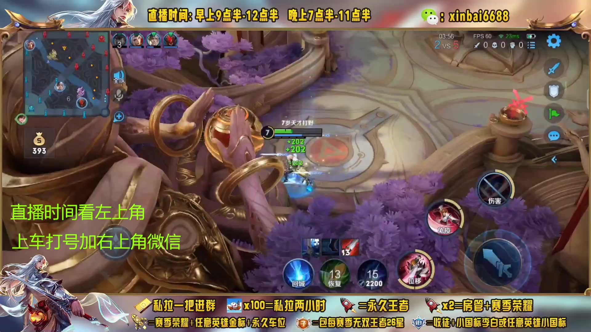 【2023-02-14 17点场】信白丶李白导师：国服李白带粉 有车位