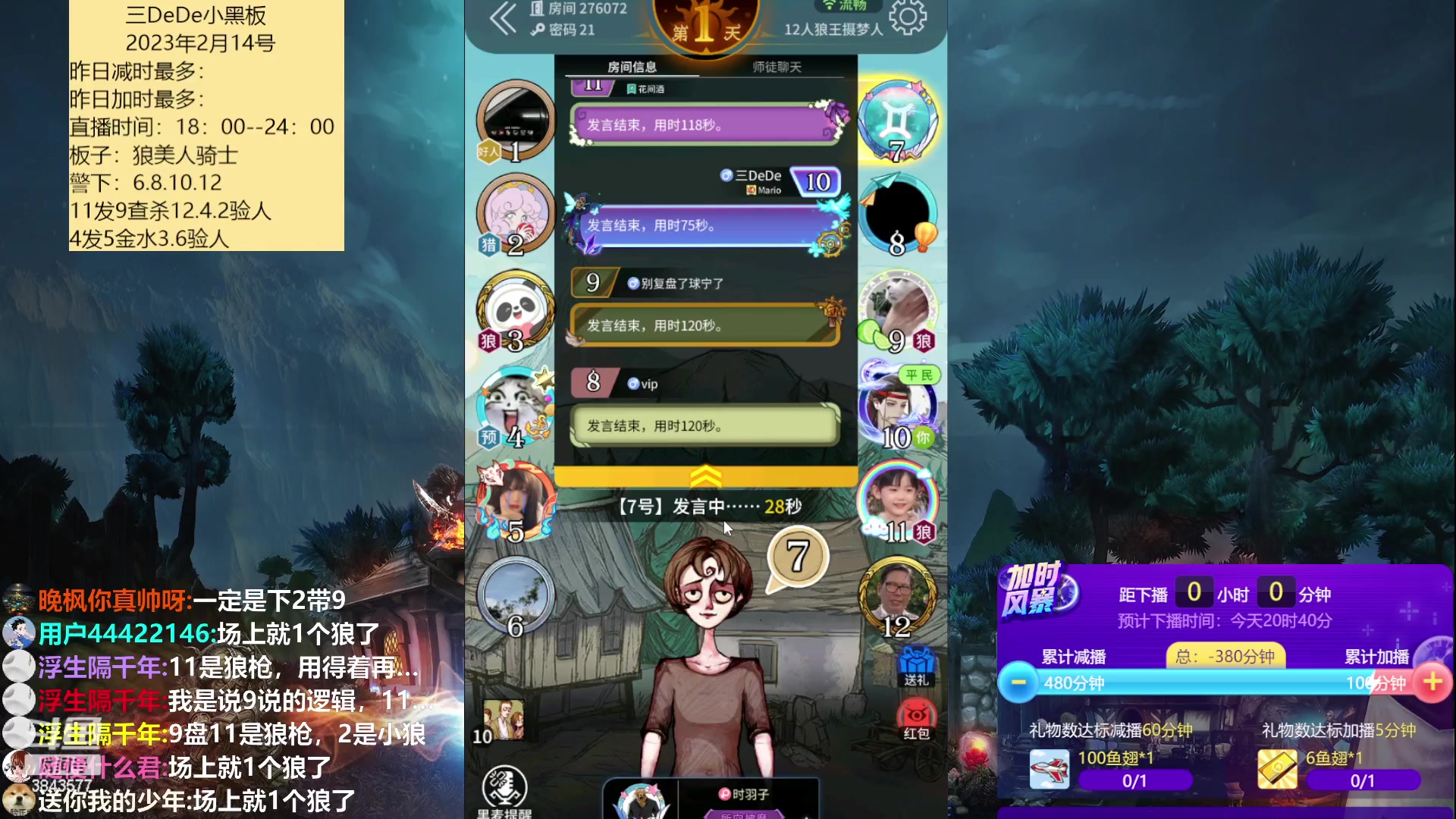 【2023-02-14 20点场】三DeDe：连续直播第十八天