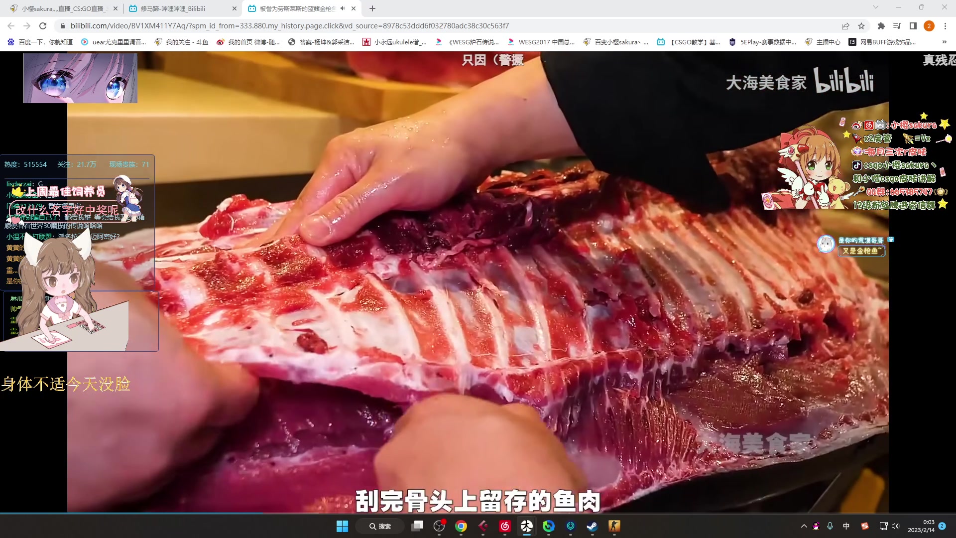 【2023-02-13 23点场】小樱sakura灬：【小樱】情人节也快乐兄弟们~