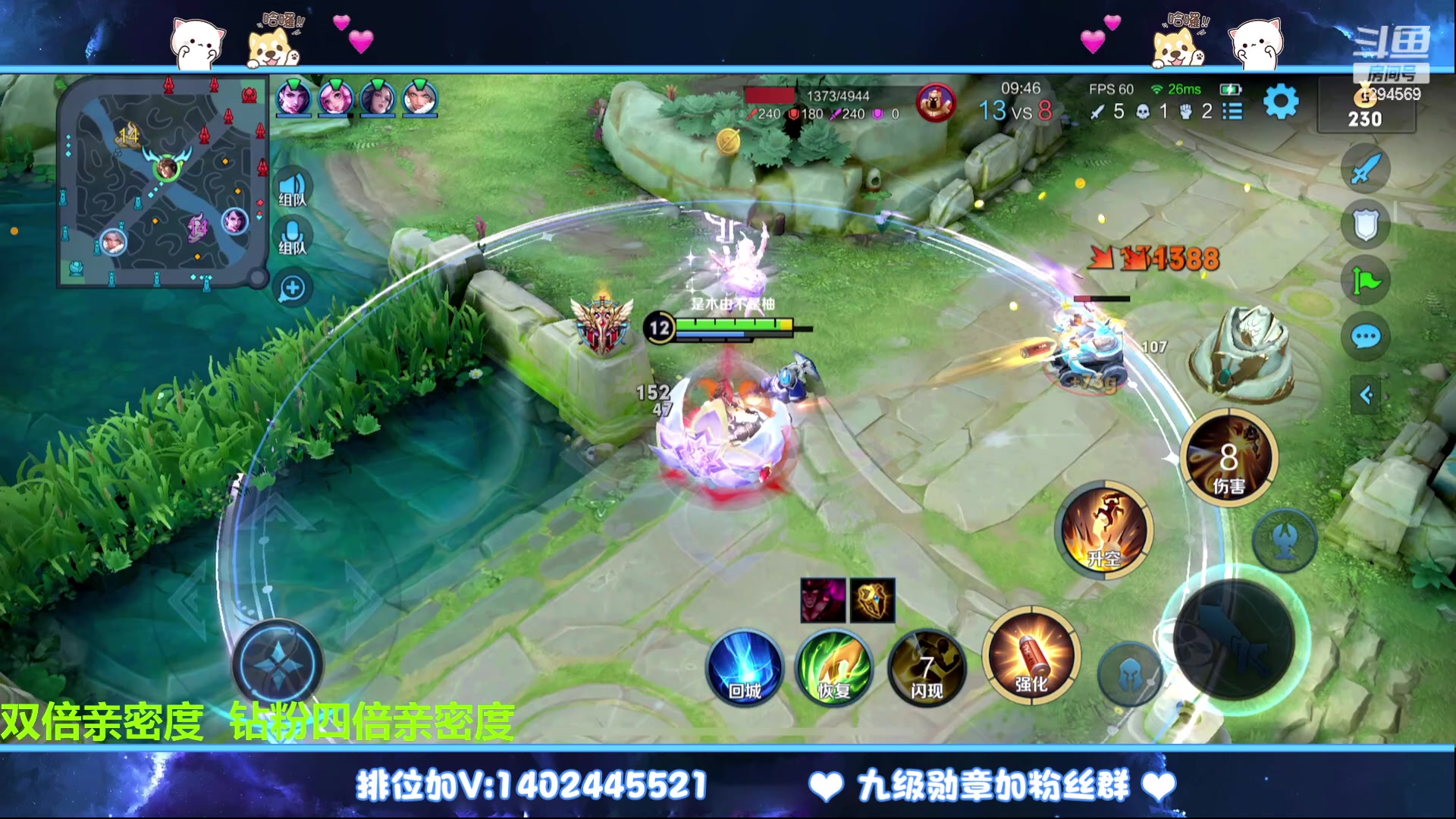 【2023-02-14 00点场】毕竟是柚子：微信带粉上荣耀走起~
