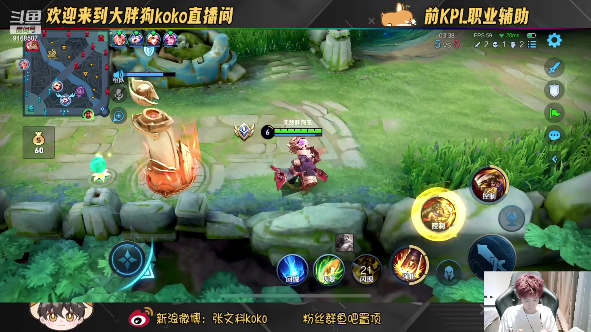 【2023-02-14 20点场】大胖狗koko：斗鱼最强辅助 巅峰2300辅核