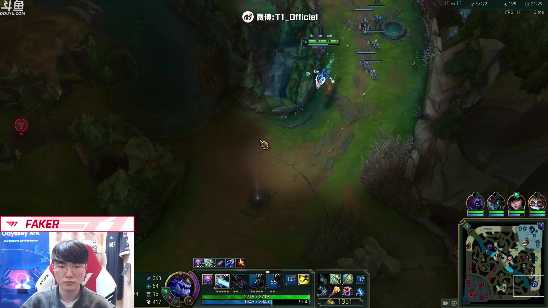 【2023-02-15 00点场】T1直播faker：T1 Faker