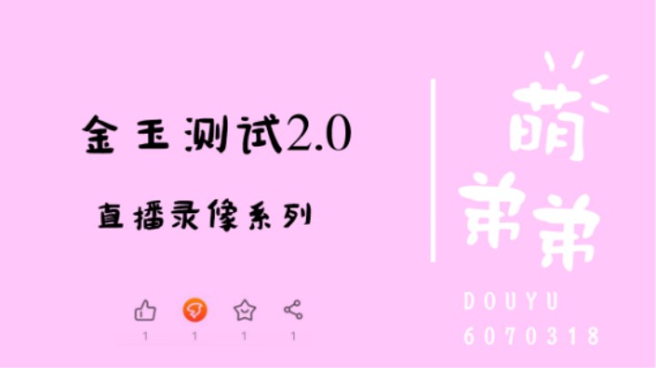 金玉测试2.0