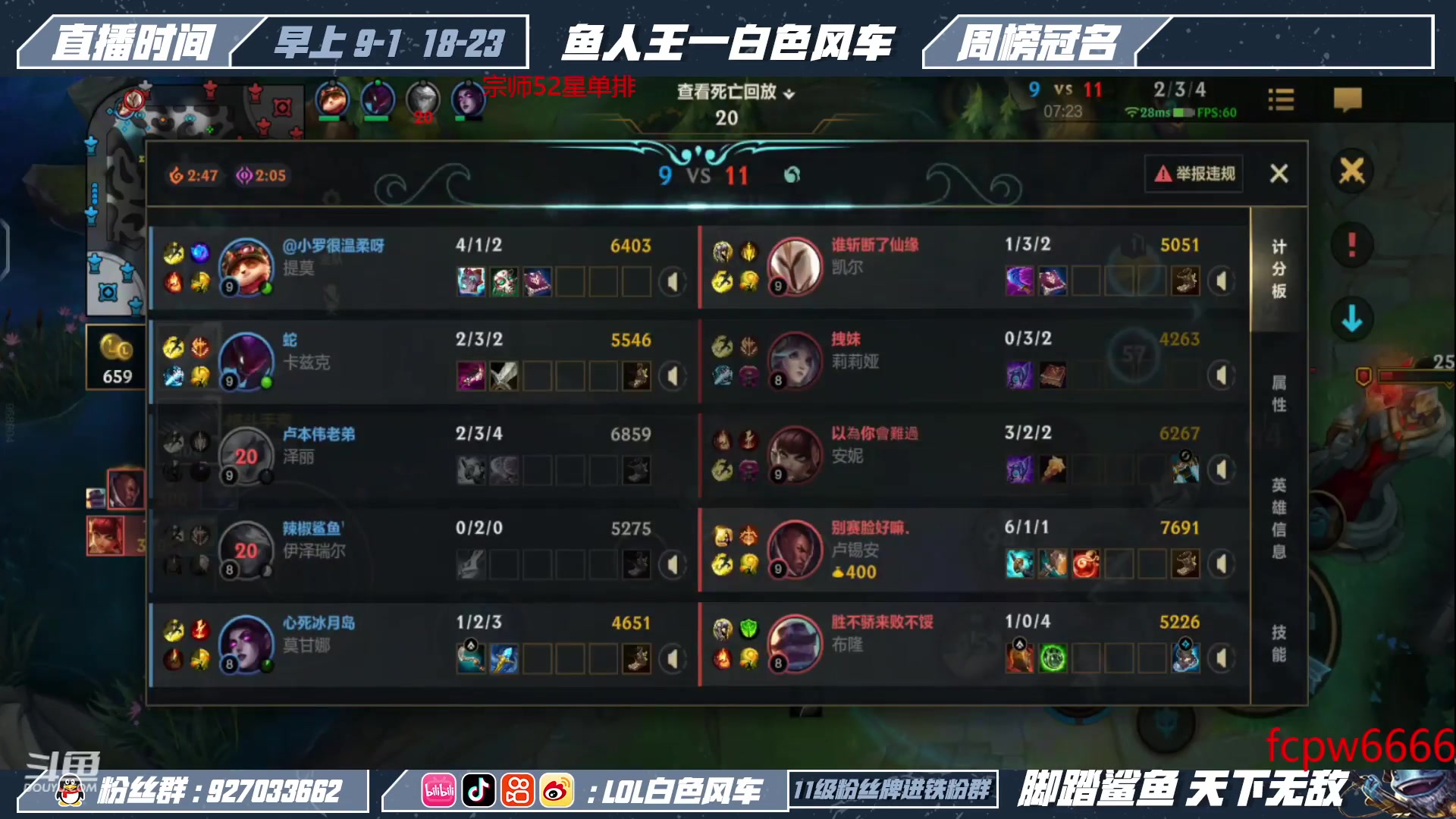 【2023-02-17 19点场】白色风车丶丶丶丶：国一小鱼人！船新光脚流爆C全场进来学！