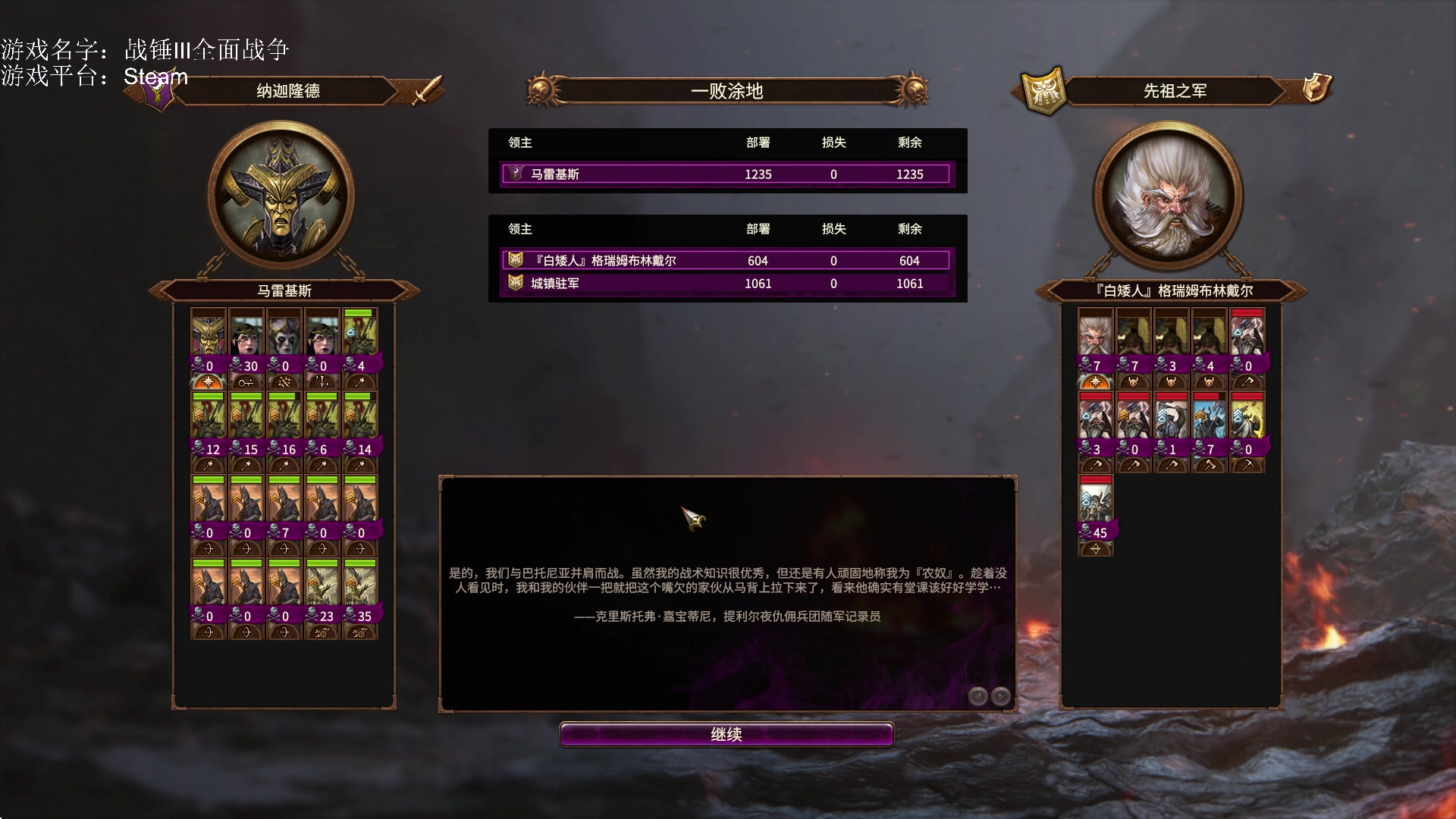 【2023-02-18 15点场】鱼的眼泪水知道：【SFO】战锤Ⅲ全面战争DLC超凡帝国