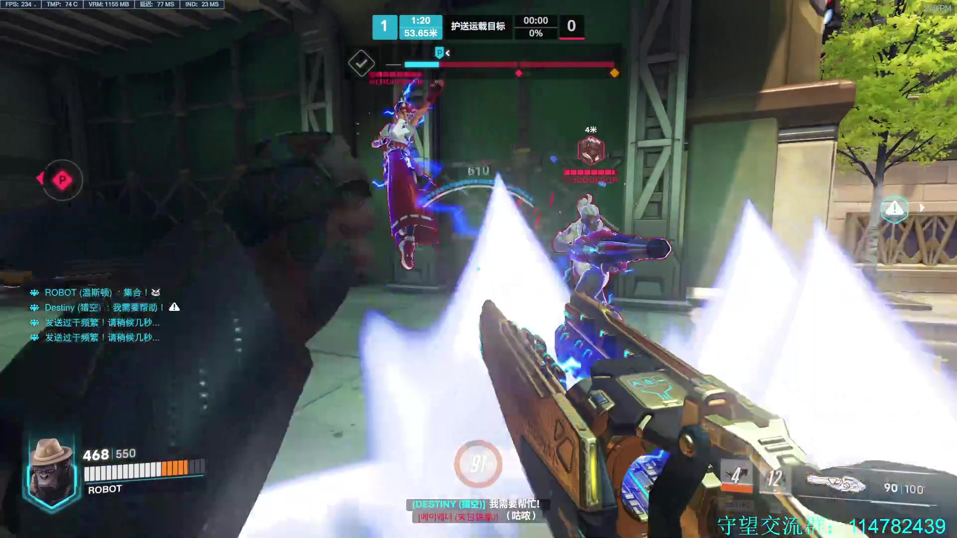 【2023-02-19 14点场】训练把场机器人：重装坦克 。黄金双倍卡