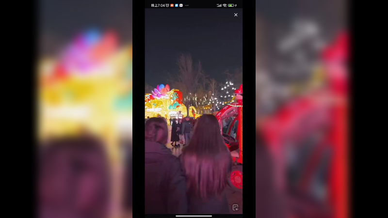 来秦淮灯会看看