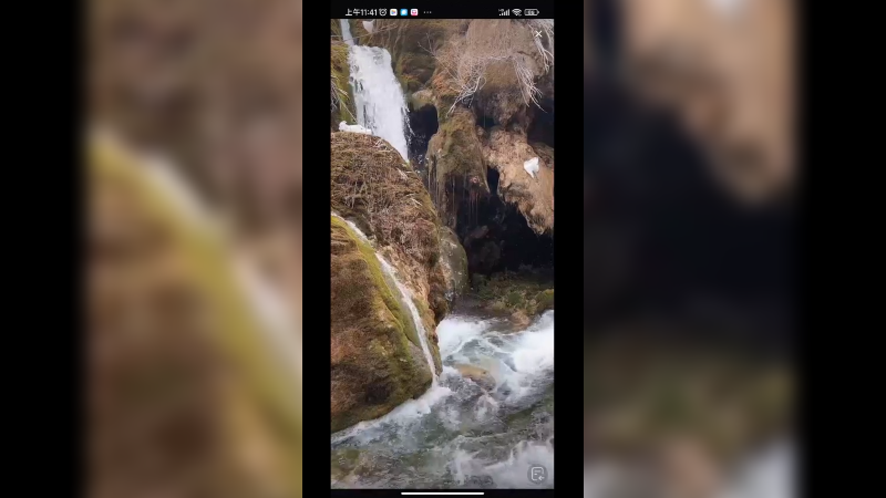 四川九寨沟到处都是瀑布啊