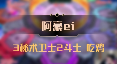 【阿豪ei】3秘术卫士2斗士 吃鸡