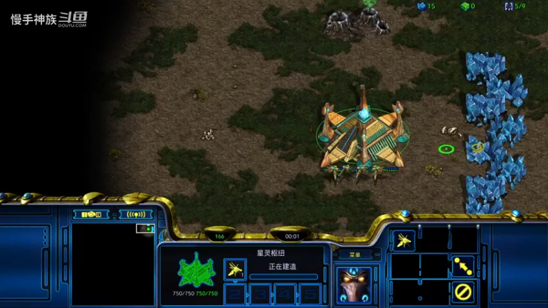 pvp-2兵营出招-慢手神族-星际争霸