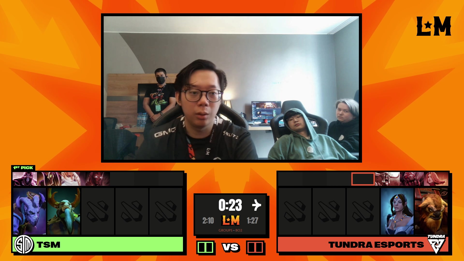 【2023-02-23 22点场】DOTA2赛事专用：【直播】 利马Major 小组赛频道2