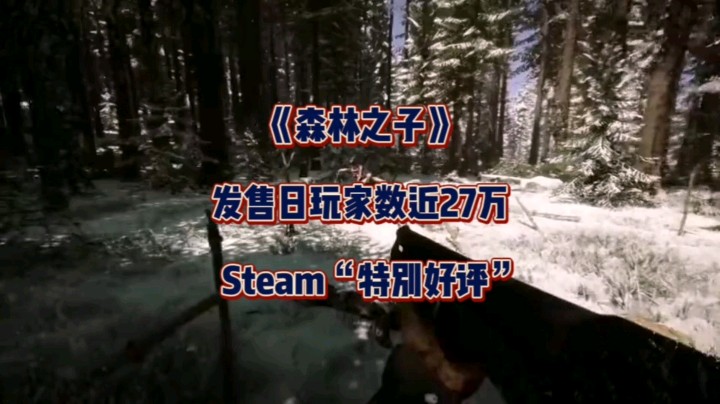 《森林之子》发售日玩家数近27万 Steam“特别好评”