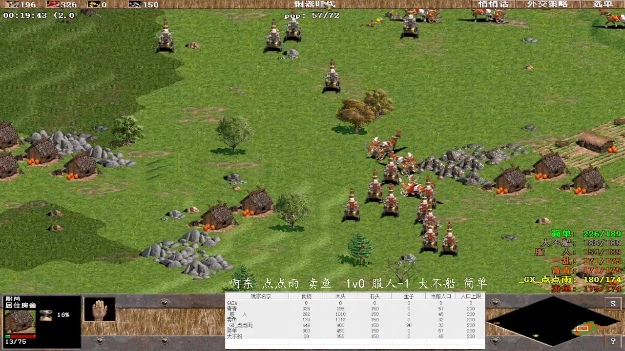 啊东 点点雨 卖鱼  1v3 服人-1 大不船 简单