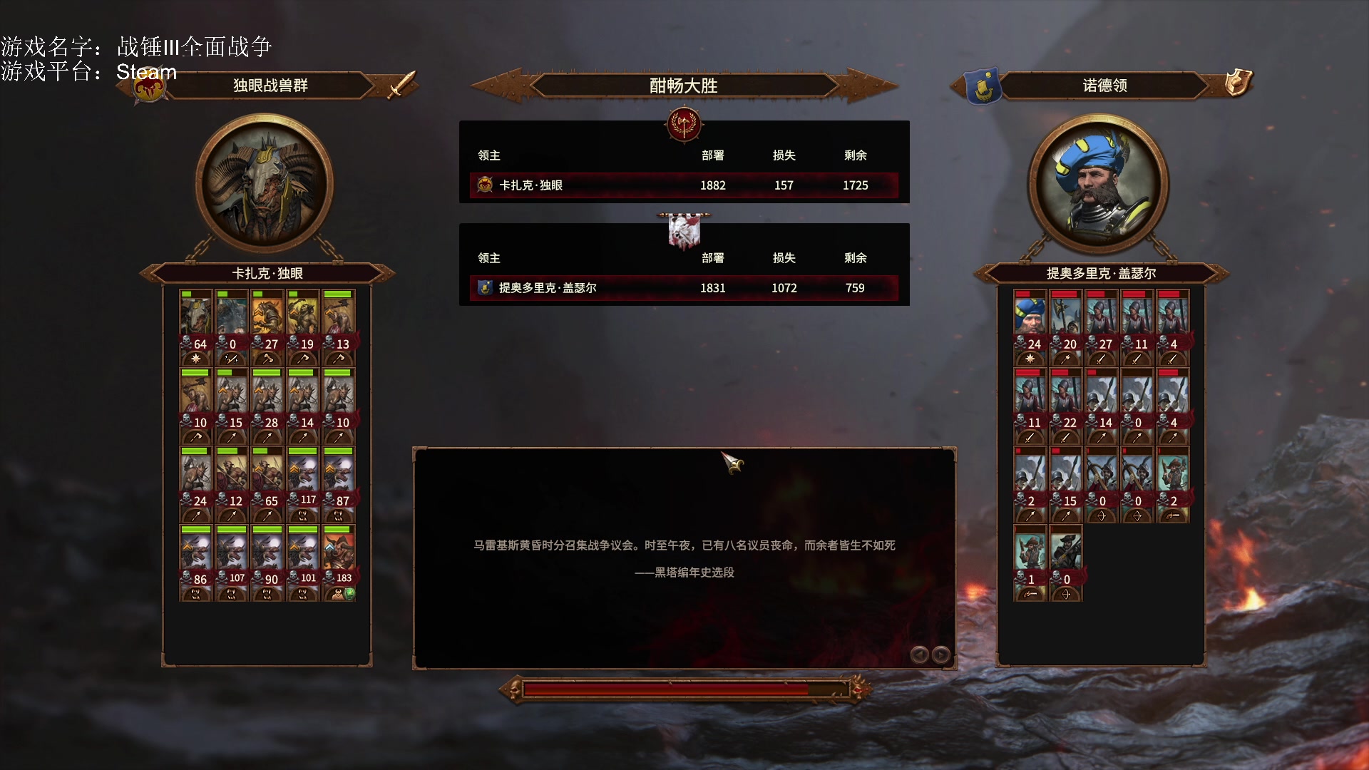 【2023-02-24 15点场】鱼的眼泪水知道：【原版】战锤Ⅲ全面战争DLC超凡帝国