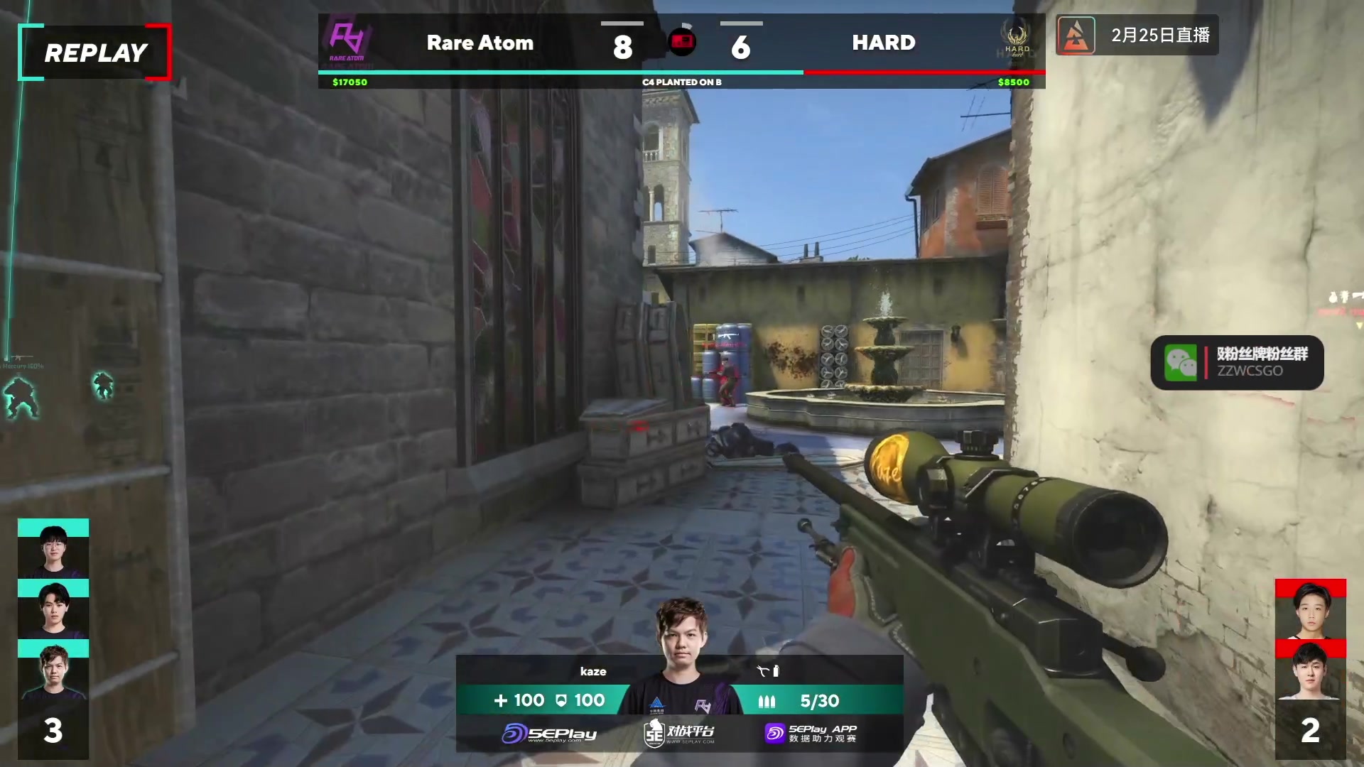 【2023-02-25 15点场】CSGO解说伟伟：双倍 TL VS ET BO1