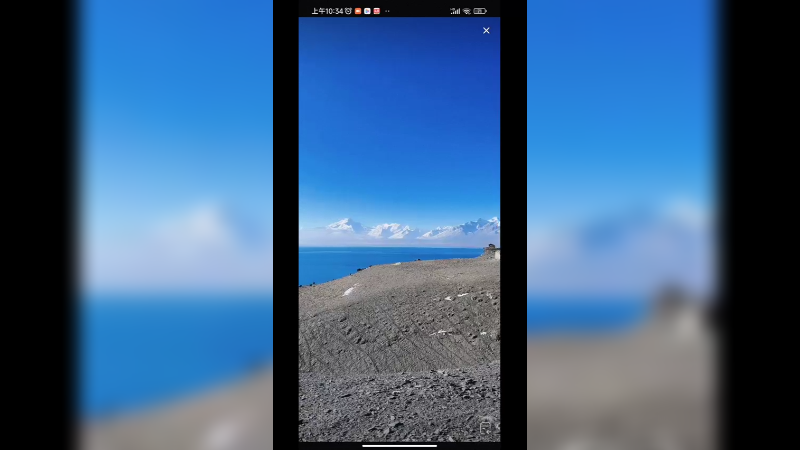 在西藏看雪山，真美