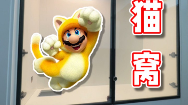 【超级小桀】我给朋友做了个猫窝