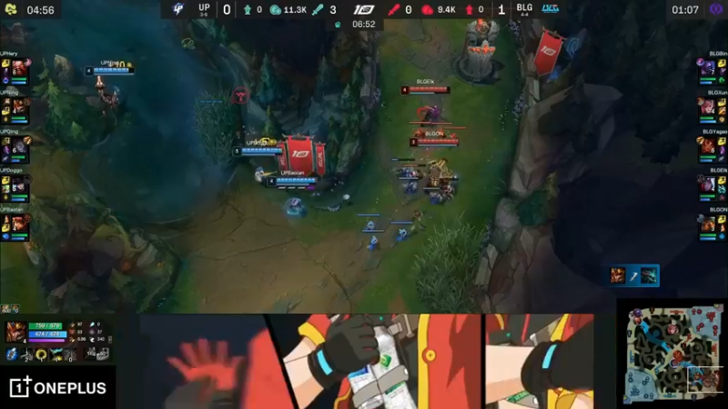 2023LPL春季赛 皇子大招困住泰坦帮女警拿双杀