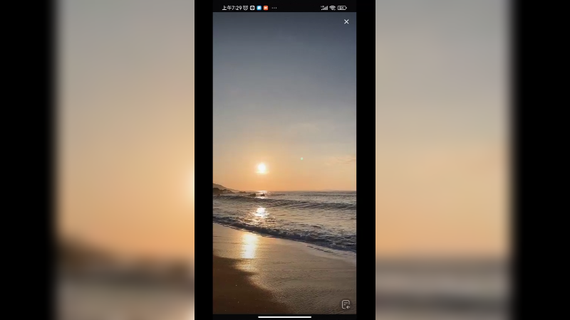 三亚海边看日出美不胜收