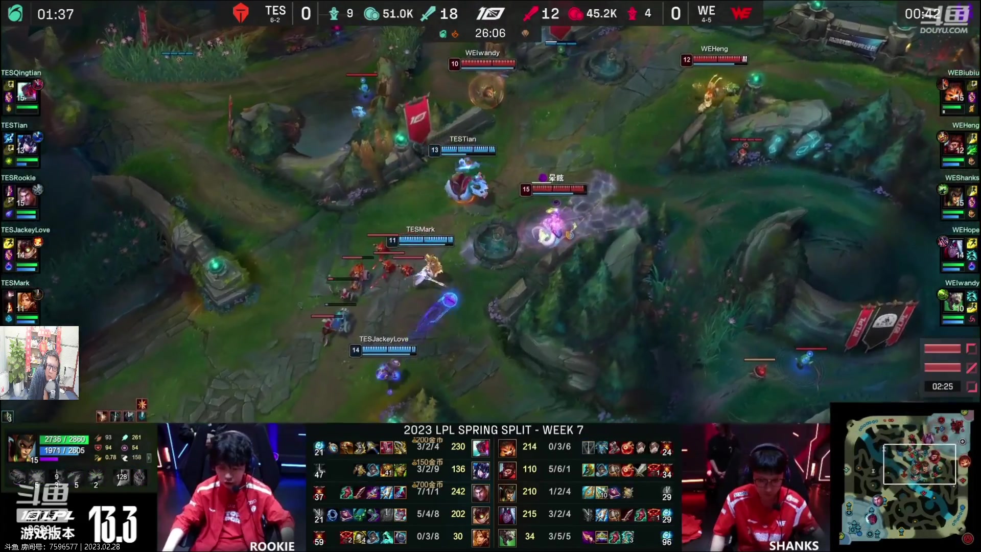 【2023-02-28 19点场】东北大鹌鹑：东北大鹌鹑 一起看比赛