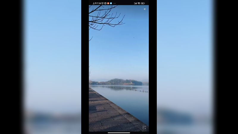 杭州西湖白堤美景欣赏