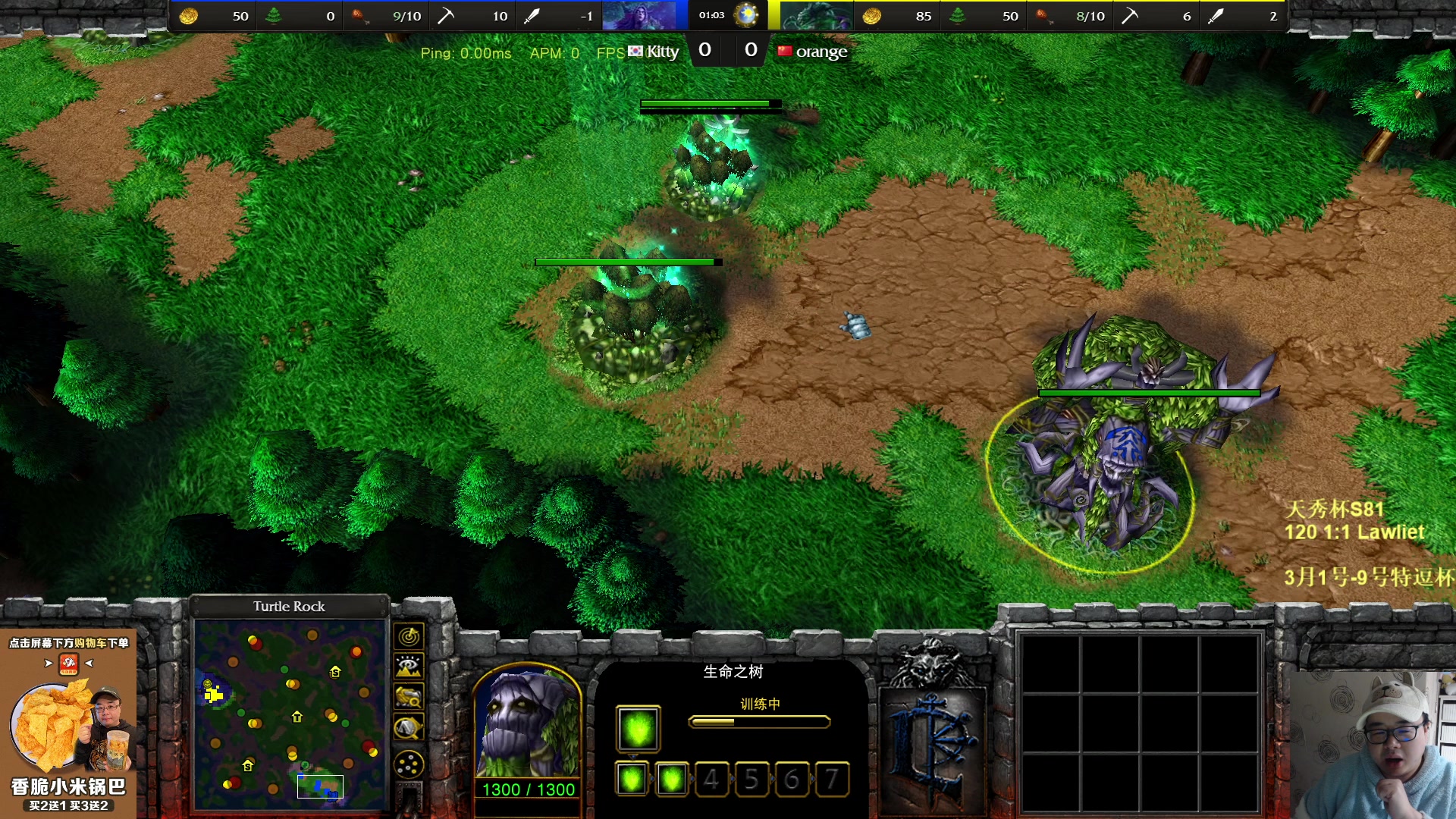 【2023-02-28 18点场】War3TeD：【直播中】7点天秀杯S81 120对萝莉