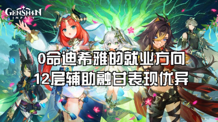 0命迪希雅的就业方向以及测评结论搭配方法，新手必看。