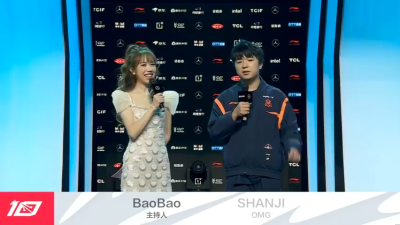 2023LPL春季赛 美女采访山鸡哥，山鸡哥很低调啊
