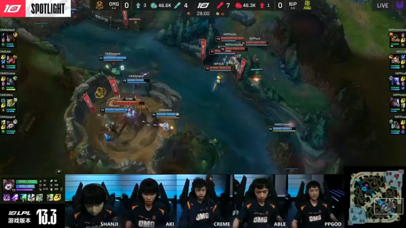 2023LPL春季赛OMG 2:1 NIP 精彩击杀视频集锦