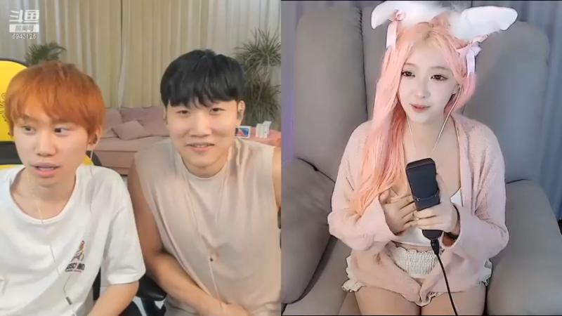 十四小天使美女和金咕咕视频聊天