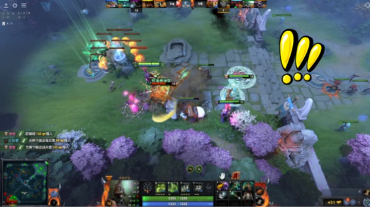 美滋滋DOTA2四号位不朽尸王躺赢时刻