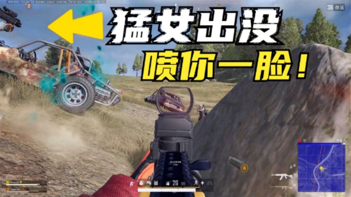 与小姐姐双人四排，声音甜美枪法刚猛？主播只能骗人头