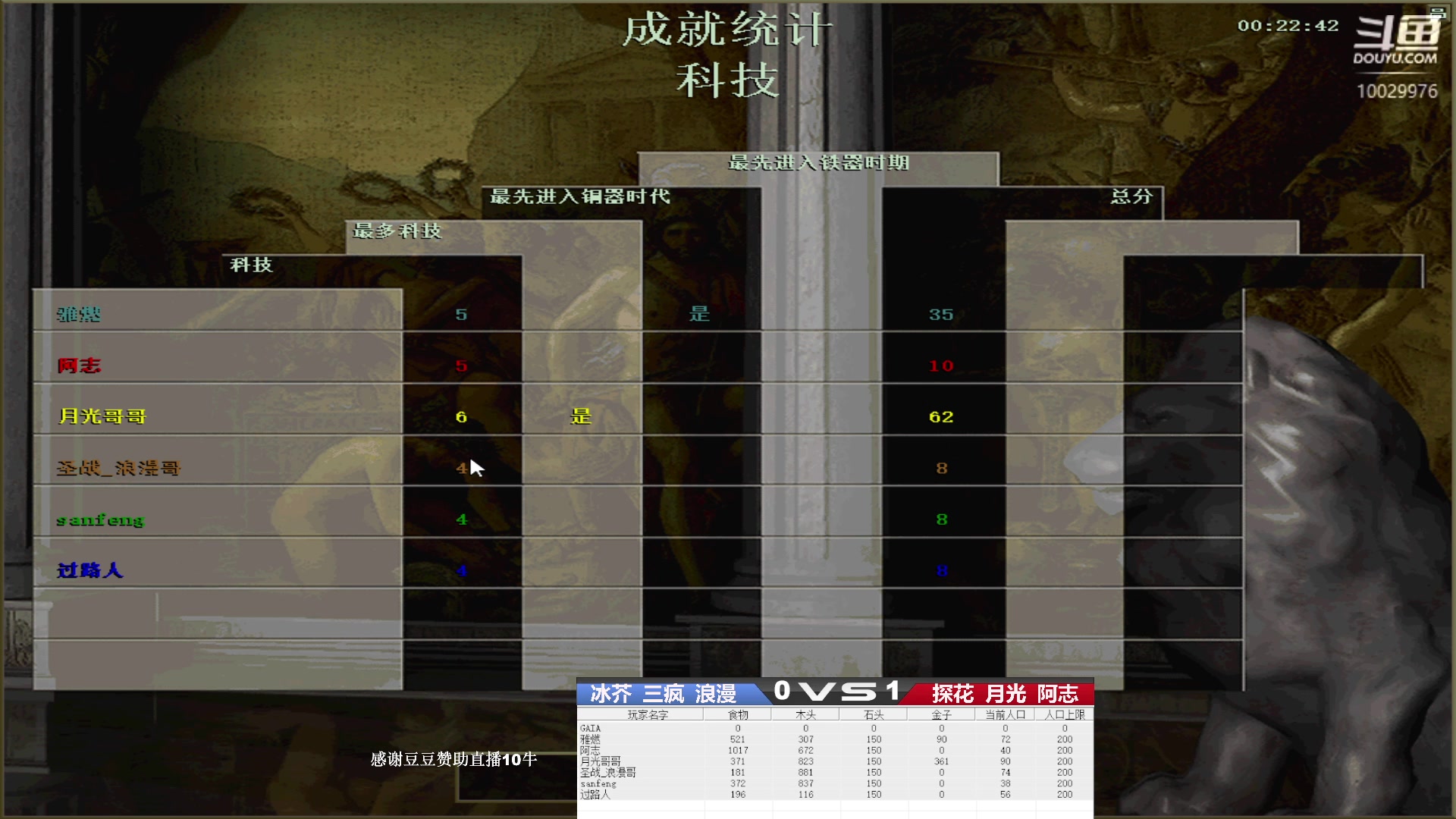 冰芥  三疯  浪漫  VS  探花  月光  阿志