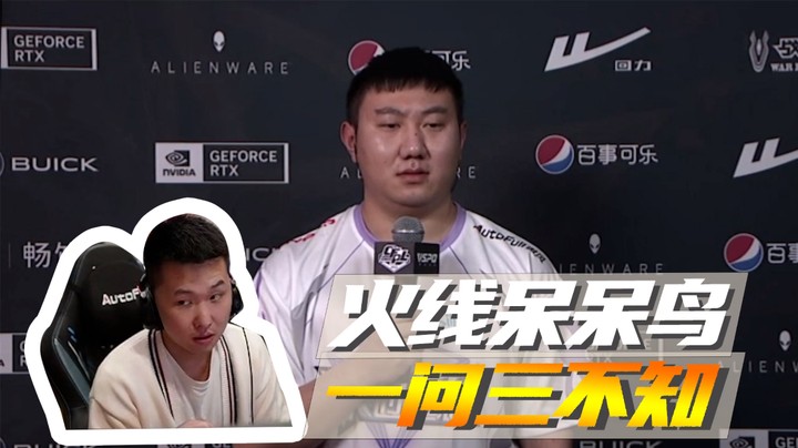 火线呆呆鸟，一问三不知